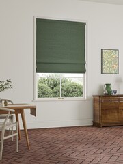 William Morris At Home Eucalyptus Green Reed Made to Measure Roman Blind - Image 5 of 6