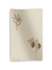 William Morris At Home Natural Honey Fruit Embroidery Made to Measure Roman Blind - Image 6 of 6