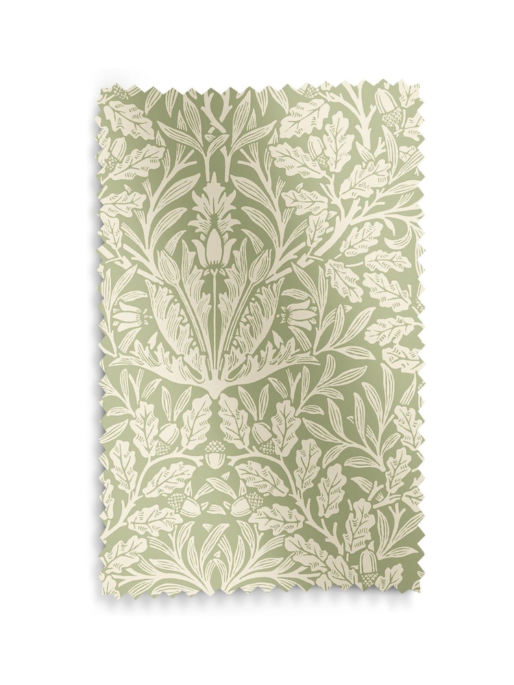 William Morris At Home Lichen Green Acorn Made to Measure Roman Blind - Image 6 of 6