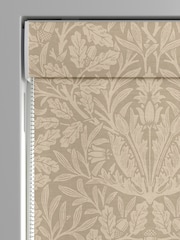 William Morris At Home Clay Natural Acorn Velvet Made to Measure Roman Blind - Image 4 of 6