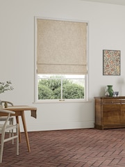 William Morris At Home Clay Natural Acorn Velvet Made to Measure Roman Blind - Image 5 of 6