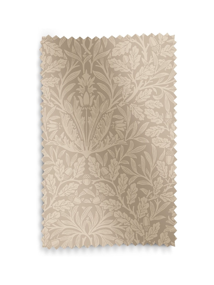William Morris At Home Clay Natural Acorn Velvet Made to Measure Roman Blind - Image 6 of 6