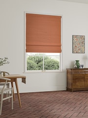 William Morris At Home Rhubarb Red Reed Made to Measure Roman Blind - Image 5 of 6