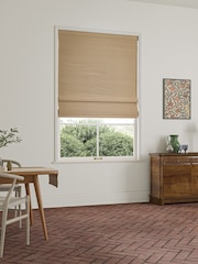 William Morris At Home Clay Natural Reed Made to Measure Roman Blind - Image 5 of 6