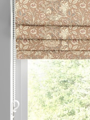 William Morris At Home Terracotta Orange Double Bough Made to Measure Roman Blind - Image 2 of 6