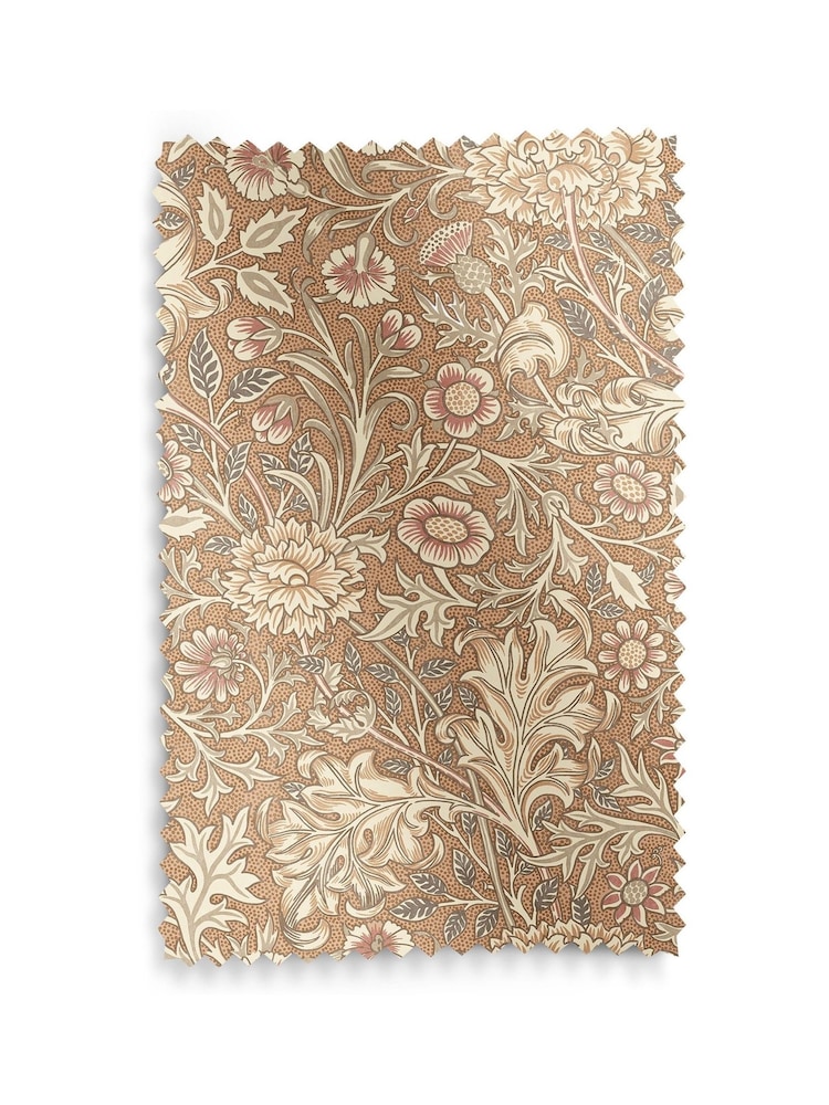 William Morris At Home Terracotta Orange Double Bough Made to Measure Roman Blind - Image 6 of 6