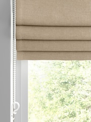 William Morris At Home Natural Chalk Reed Made to Measure Roman Blind - Image 2 of 6