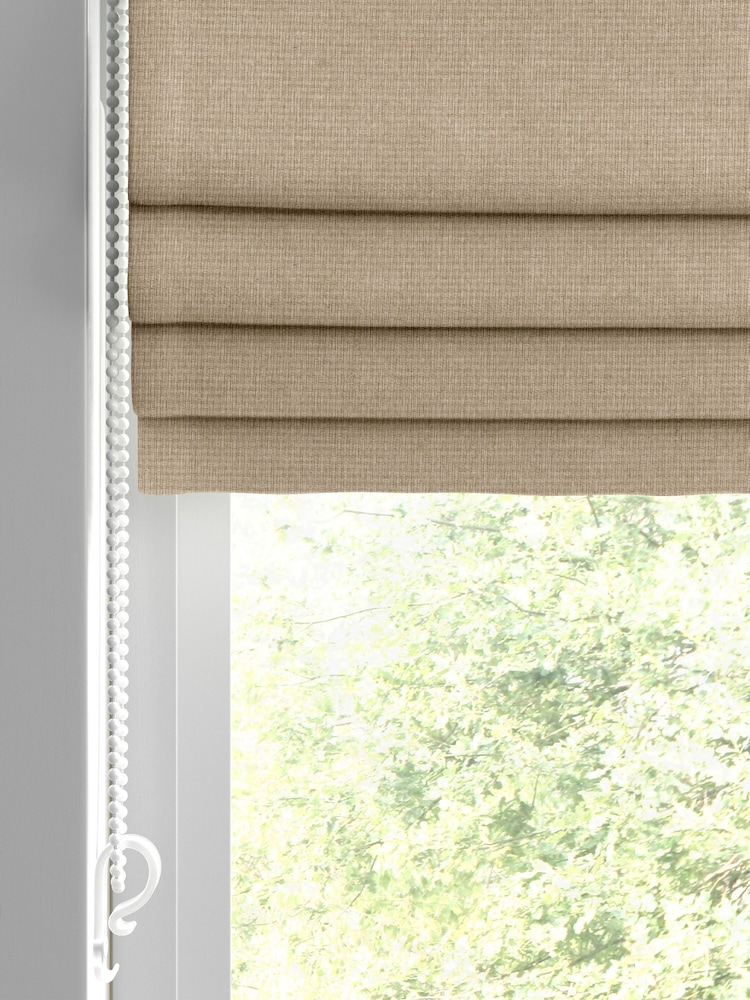 William Morris At Home Natural Chalk Reed Made to Measure Roman Blind - Image 2 of 6