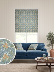 William Morris At Home Blue Bower Made to Measure Roman Blind - Image 1 of 6