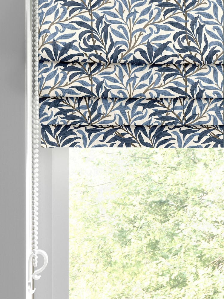 William Morris At Home Midnight Blue Willow Bough Made to Measure Roman Blind - Image 2 of 6