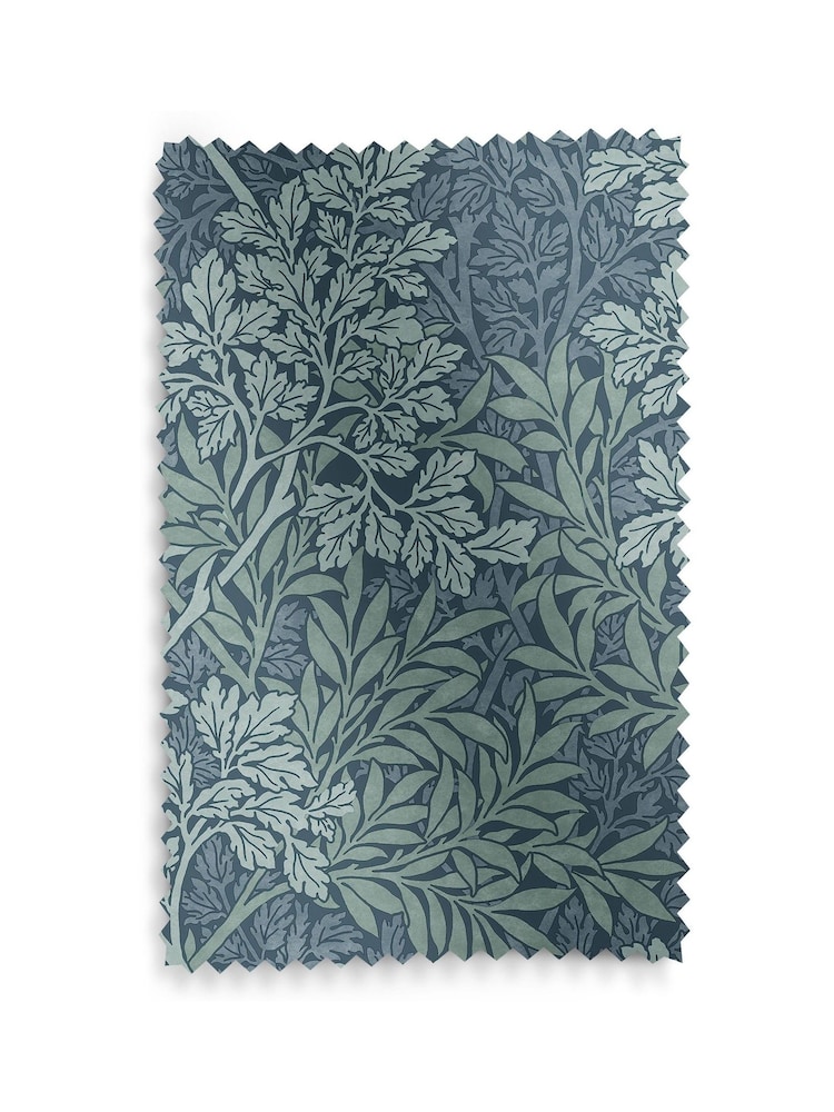 William Morris At Home Indigo Blue Foliage Made to Measure Roman Blind - Image 6 of 6