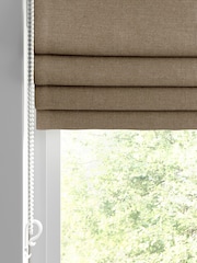 William Morris At Home Mushroom Natural Reed Made to Measure Roman Blind - Image 2 of 6