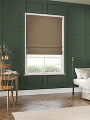 William Morris At Home Mushroom Natural Reed Made to Measure Roman Blind - Image 5 of 6