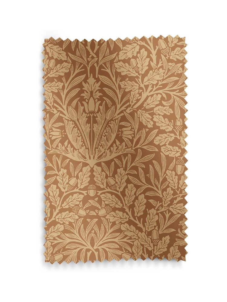 William Morris At Home Russet Brown Acorn Made to Measure Roman Blind - Image 6 of 6