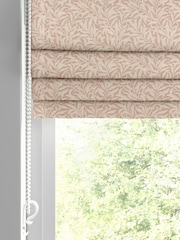 William Morris At Home Pink Blossom Willow Bough Woven Made to Measure Roman Blind - Image 4 of 6