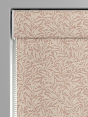 William Morris At Home Pink Blossom Willow Bough Woven Made to Measure Roman Blind - Image 5 of 6