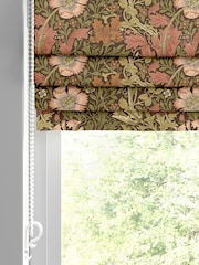 William Morris At Home Brown Compton Velvet Made to Measure Roman Blind - Image 4 of 6