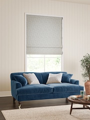 William Morris At Home Sky Blue Willow Bough Woven Made to Measure Roman Blind - Image 2 of 6