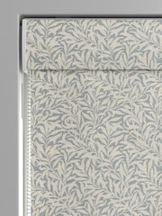 William Morris At Home Sky Blue Willow Bough Woven Made to Measure Roman Blind - Image 5 of 6