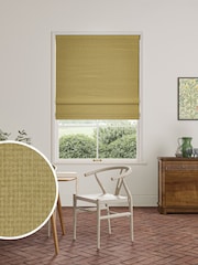 William Morris At Home Apple Green Reed Made to Measure Roman Blind - Image 1 of 6