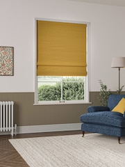 William Morris At Home Sunflower Yellow Reed Made to Measure Roman Blind - Image 4 of 6