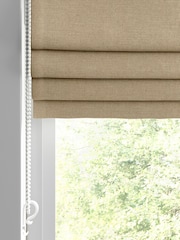 William Morris At Home Oat Natural Reed Made to Measure Roman Blind - Image 2 of 6