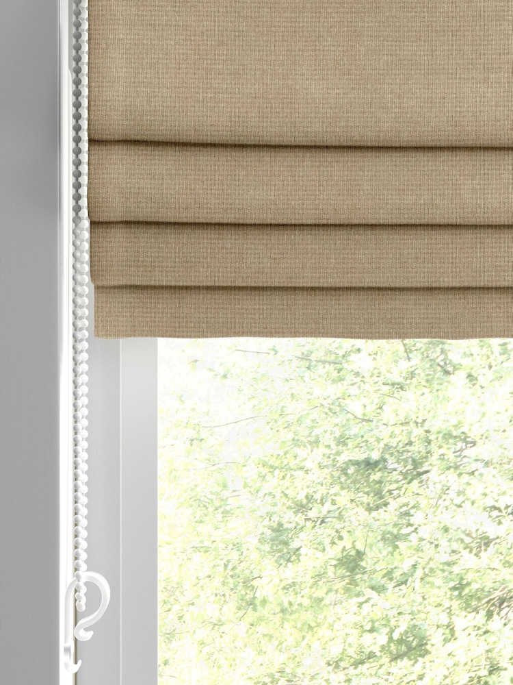 William Morris At Home Oat Natural Reed Made to Measure Roman Blind - Image 2 of 6