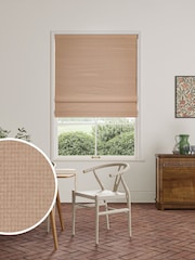 William Morris At Home Blossom Pink Reed Made to Measure Roman Blind - Image 1 of 6