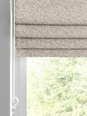 William Morris At Home Brown Cobble Willow Bough Woven Made to Measure Roman Blind - Image 4 of 6