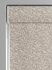 William Morris At Home Brown Cobble Willow Bough Woven Made to Measure Roman Blind - Image 5 of 6