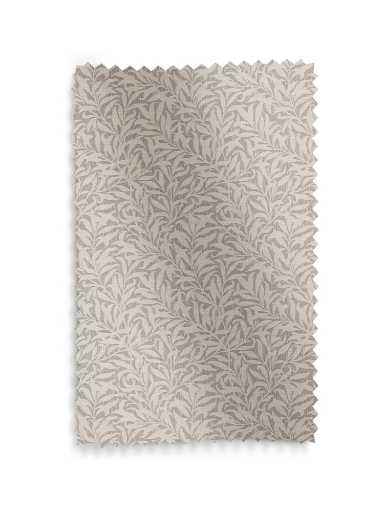 William Morris At Home Brown Cobble Willow Bough Woven Made to Measure Roman Blind - Image 6 of 6