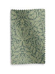 William Morris At Home Eucalyptus Green 100% Cotton Acorn Made to Measure Roman Blind - Image 6 of 6