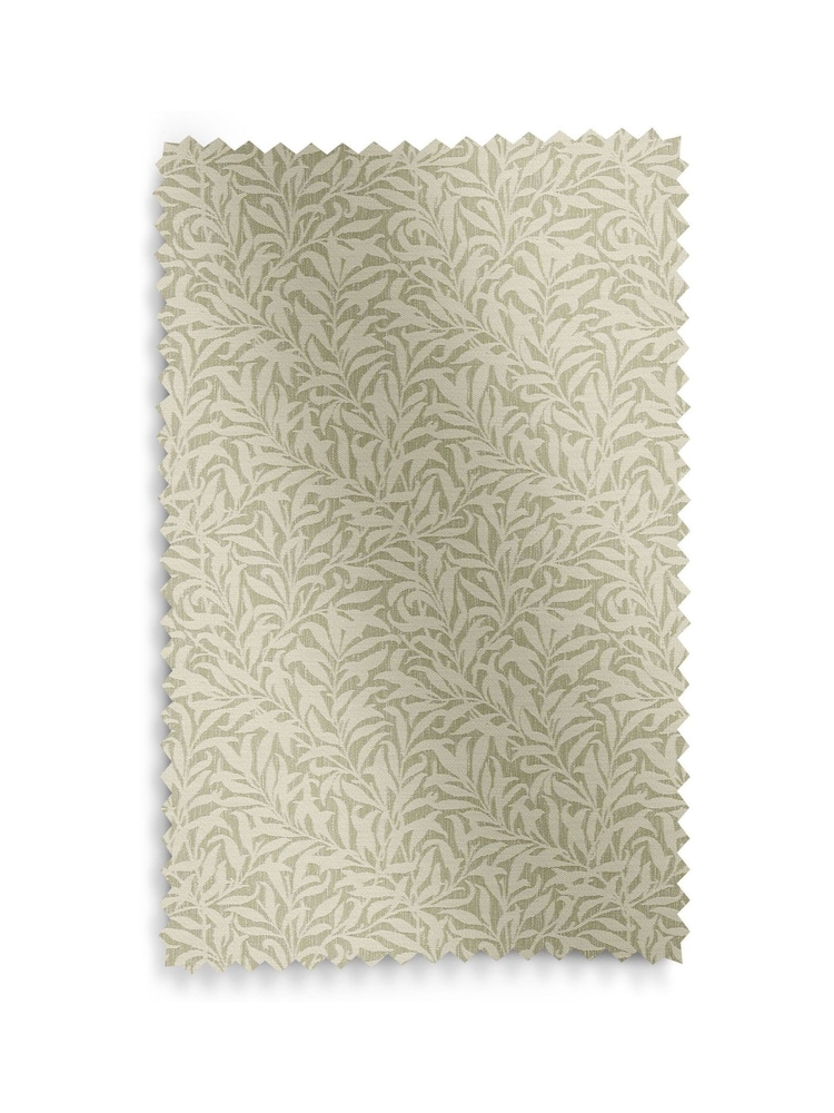 William Morris At Home Lichen Green Willow Bough Woven Made to Measure Roman Blind - Image 6 of 6