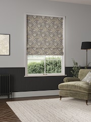 William Morris At Home Grey Cobble Compton Velvet Made to Measure Roman Blind - Image 2 of 6