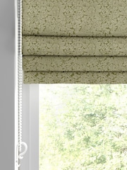William Morris At Home Moss Green Bird and Anemone Woven Made to Measure Roman Blind - Image 5 of 6