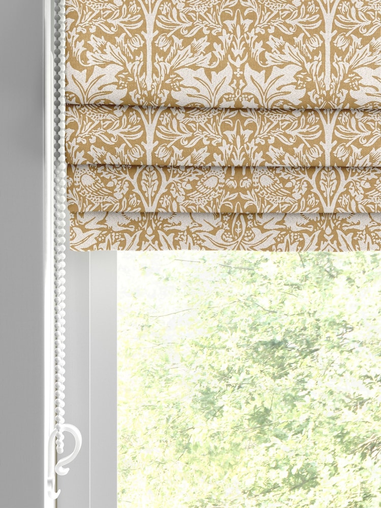 William Morris At Home Honey Orange Brother Rabbit Woven Made to Measure Roman Blind - Image 2 of 6