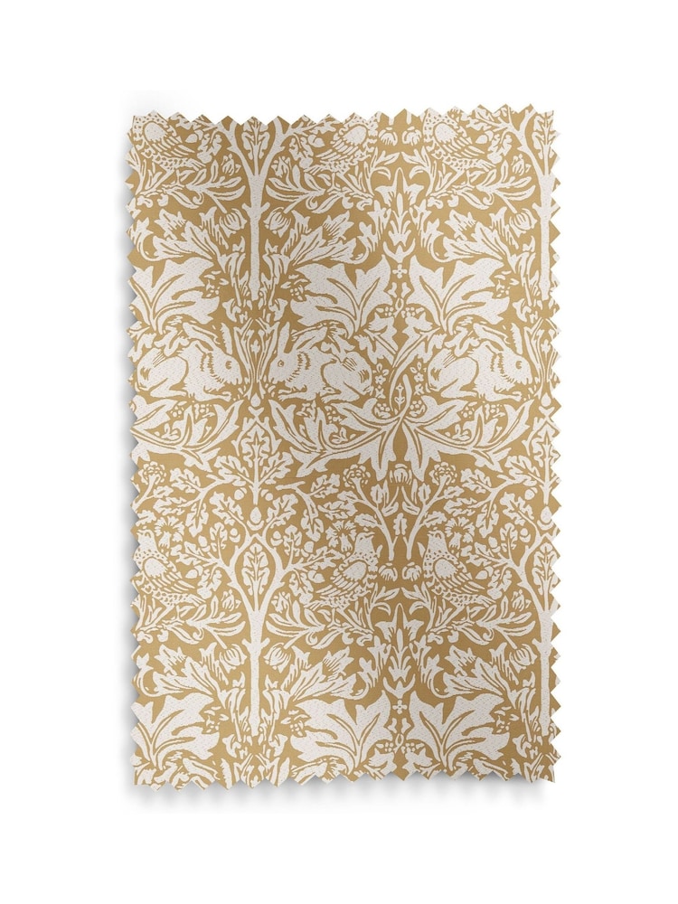 William Morris At Home Honey Orange Brother Rabbit Woven Made to Measure Roman Blind - Image 6 of 6