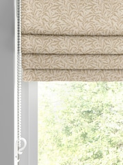 William Morris At Home Barley Natural Willow Bough Woven Made to Measure Roman Blind - Image 2 of 6