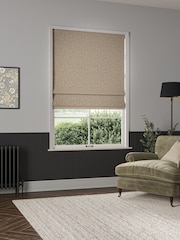 William Morris At Home Barley Natural Willow Bough Woven Made to Measure Roman Blind - Image 5 of 6