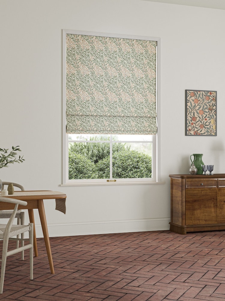 William Morris At Home Sage Green Willow Bough Made to Measure Roman Blind - Image 5 of 6