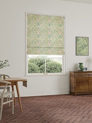 William Morris At Home Apple Green 100% Cotton Woodland Weeds Made to Measure Roman Blind - Image 5 of 6