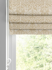 William Morris At Home Oat Natural Brother Rabbit Woven Made to Measure Roman Blind - Image 2 of 6