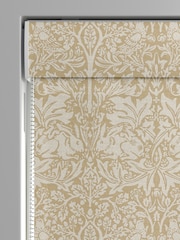 William Morris At Home Oat Natural Brother Rabbit Woven Made to Measure Roman Blind - Image 4 of 6