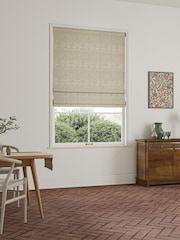 William Morris At Home Oat Natural Brother Rabbit Woven Made to Measure Roman Blind - Image 5 of 6