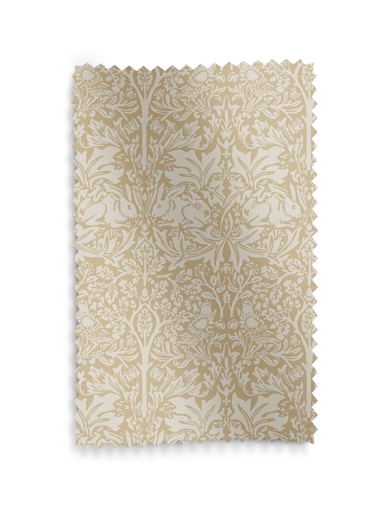 William Morris At Home Oat Natural Brother Rabbit Woven Made to Measure Roman Blind - Image 6 of 6