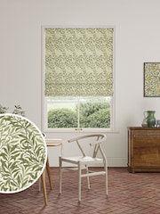 William Morris At Home Moss Green Willow Bough Made to Measure Roman Blind - Image 1 of 6