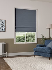 William Morris At Home River Blue Reed Made to Measure Roman Blind - Image 5 of 6