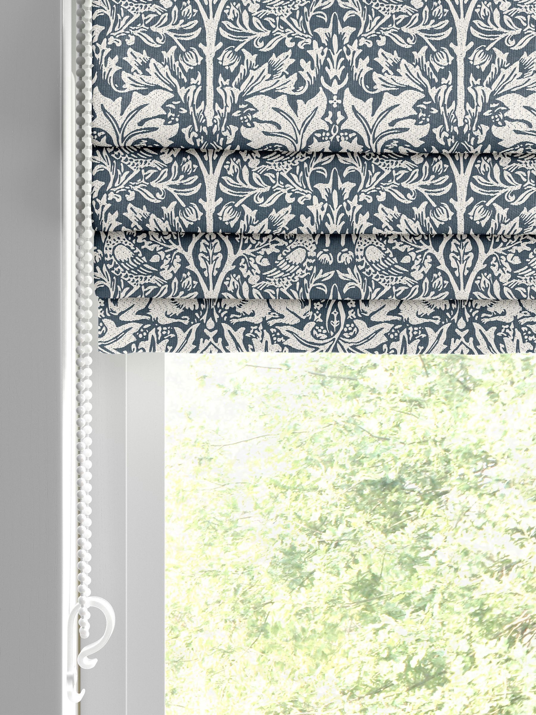 Buy William Morris At Home River Blue Brother Rabbit Woven Made to ...