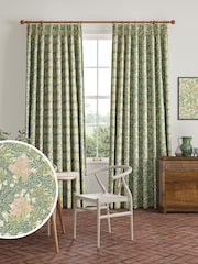William Morris At Home Apple Green Bower Made to Measure Curtains - Image 1 of 9