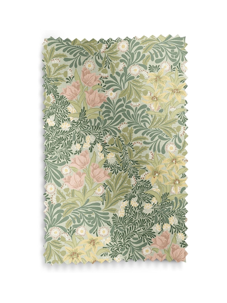 William Morris At Home Apple Green Bower Made to Measure Curtains - Image 9 of 9